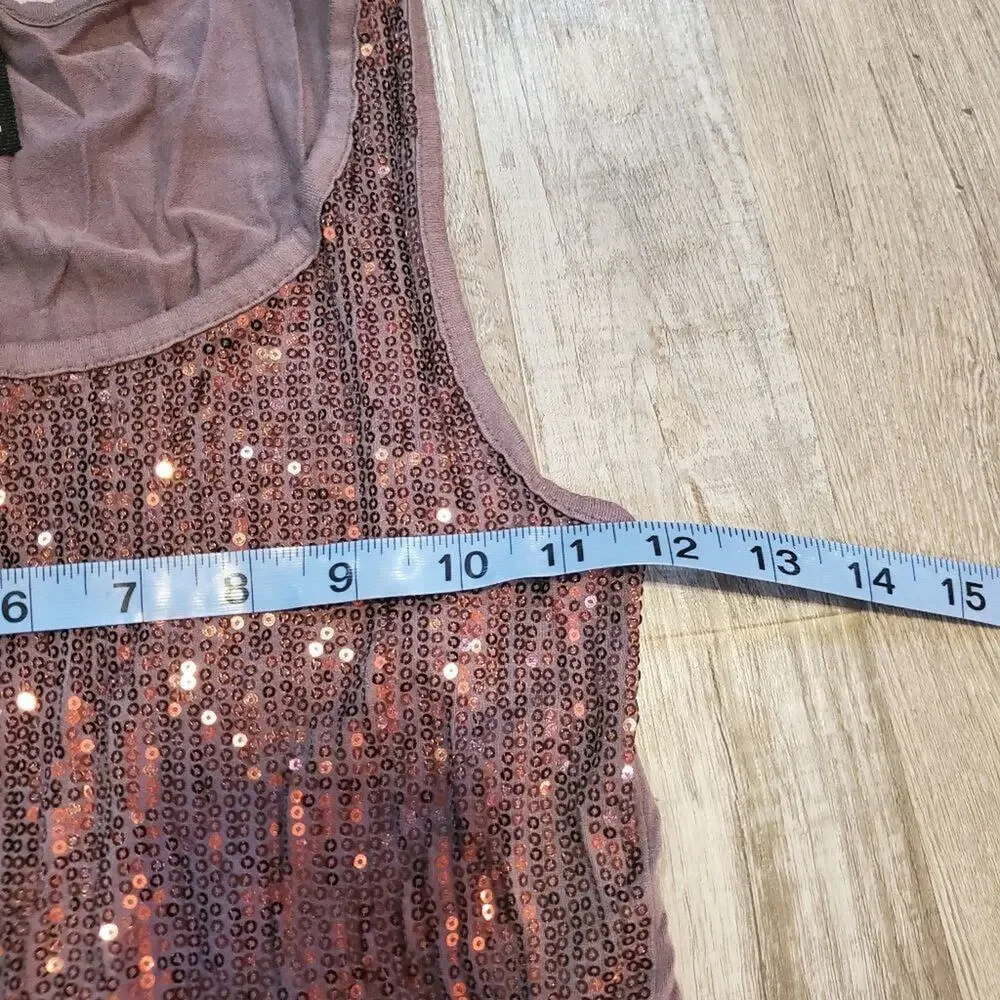 Maurices small womens sequined tank top